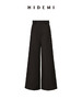 HIDEMI 深棕色简约设计感阔腿九分裤 商品缩略图0