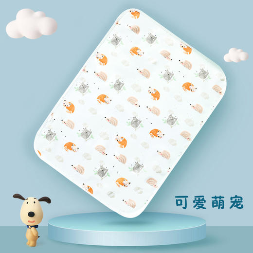 【瞬吸干爽 开启熟睡时刻】婴儿隔尿垫防水纯棉纱布床单可洗宝宝隔尿垫超大防尿垫月经姨妈垫 商品图6