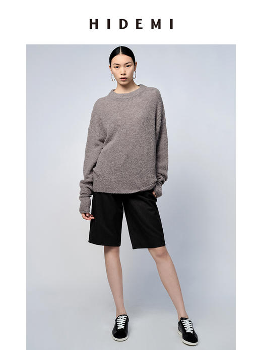 HIDEMI 深灰色西裤式短裤 商品图2