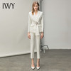 IWY/时尚主持人西服套装女讲师工作服名媛白色职业装播音艺考ol正装C10348+P10343白色	C10348+P10343白色 商品缩略图2