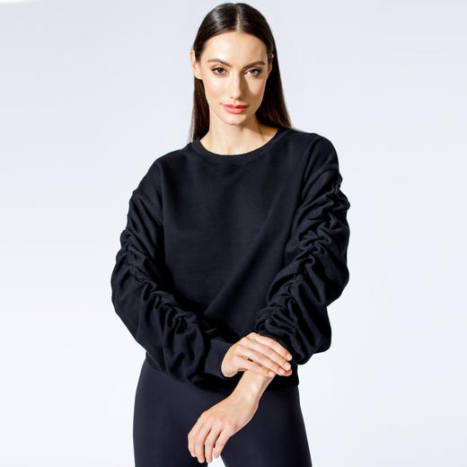 【AUMNIE】褶皱T台卫衣 RUCHED RUNWAY SWEATSHIRT 商品图4