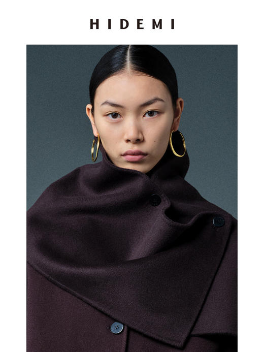 HIDEMI 简约不规则圆弧形耳环 小号/中号/大号 商品图14