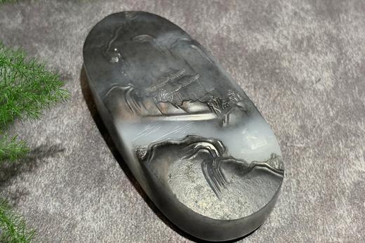 【御珠宫坊·传承系列】青花子料山水牌 商品图2