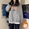 ins卫衣女秋冬加绒加厚2020年新款韩版连帽棉外套女宽松bf潮上衣 商品缩略图2