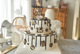 简约巧克力淋面