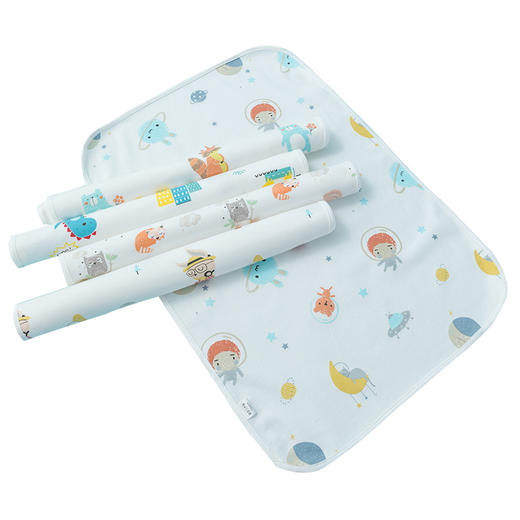 【瞬吸干爽 开启熟睡时刻】婴儿隔尿垫防水纯棉纱布床单可洗宝宝隔尿垫超大防尿垫月经姨妈垫 商品图3