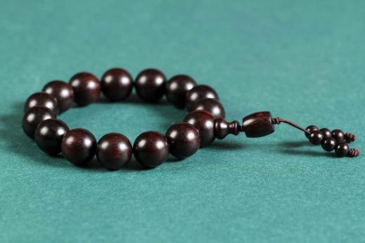 XYZT0032-1°高品质印度小叶紫檀1.5cmx15粒 商品图2