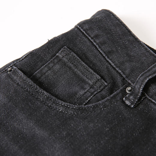 VIMAGE纬漫纪冬季新款时尚休闲显瘦铅笔裤小脚牛仔裤女裤VD2105811裤子 商品图5