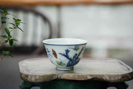 三鼎 非遗斗彩三秋杯 商品图0