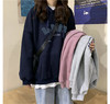 oversize加绒卫衣女ins秋冬季新款韩版宽松学生连帽套头外套女潮 商品缩略图1