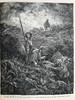 约19世纪后期 堂吉诃德 多雷百余幅经典版画插图 漆布精装大16开 商品缩略图6