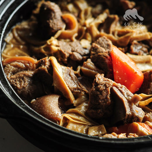 生态支竹焖羊肉(方野厨房) | 绿家自产 *FarmYeah Braised lamb with beancurd bamboo | Self-production 商品图2