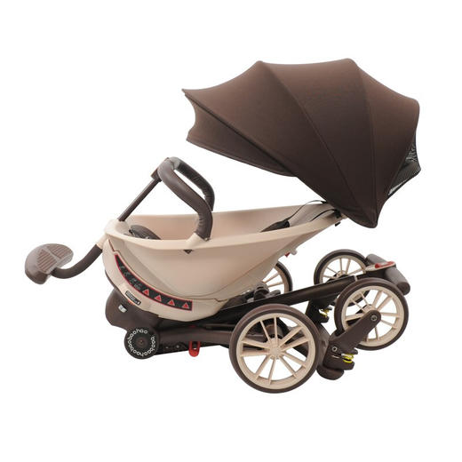 宝宝好v18折叠可坐可躺双向推车 HY 商品图4