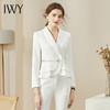 IWY白色职业西装套装秋季长袖时尚气质上班面试办公名媛高端正装cp936 商品缩略图1