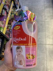 金蒂尔全效多果儿童洗发沐浴二合一900ml