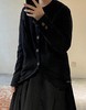 (4折) AU GARCONS 炭黑棉质斜插袋外套 商品缩略图4