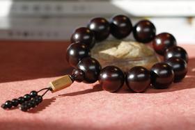 XYZT0031°金星高密紫檀（搭老山方块）20mmx12粒