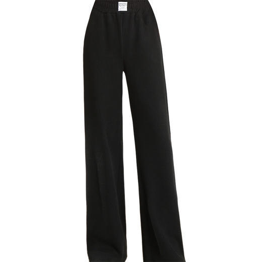 AHM-lsy1678A新款时尚气质松紧高腰宽松直筒条绒阔腿裤 商品图6