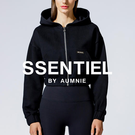 【AUMNIE】短款拉链连帽夹克 ZIP UP CROPPED HOODIE 商品图6