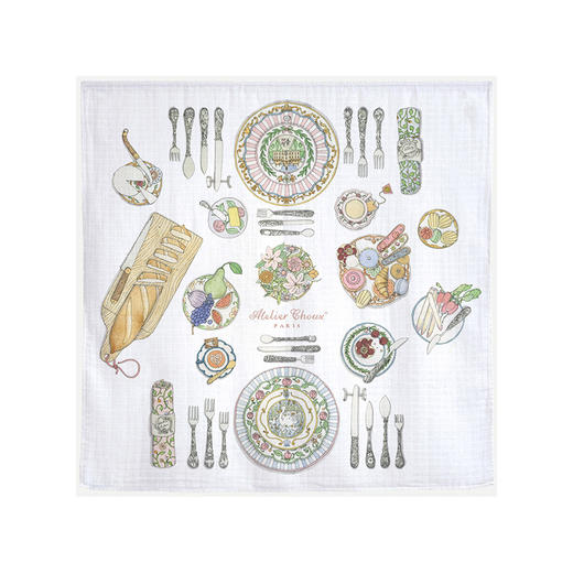 法国Atelier Choux 婴儿棉纱布包巾抱巾 100*100cm 商品图10