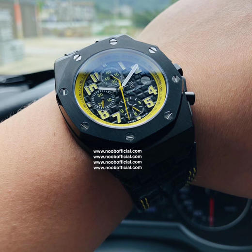 （皮带款）台湾厂NEW厂出品 爱彼Audemars Piguet 皇家橡树离岸型 大黄蜂限量版  多功能机械腕表 尺寸42MM13MM 搭配复刻原装3️⃣1️⃣2️⃣6️⃣全自动机械机芯 商品图11