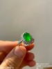 98-1281410，玻璃种木那艳绿蛋面戒指 65999 商品缩略图0