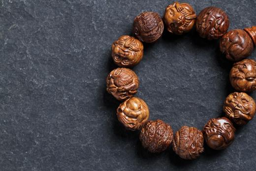 DQ0225°精品海黄·手雕十二生肖2.0cm*12粒 商品图3