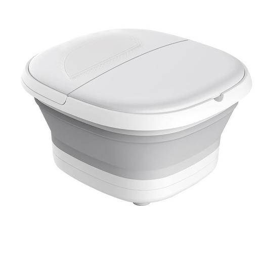 【把脚泡在温泉里！恒温足浴盆】红光暖足，泡走疲惫，如泉水拍打足部，一键启动长辈不烦！可折叠泡脚桶，家用电动按摩加热泡脚盆洗脚盆 商品图4