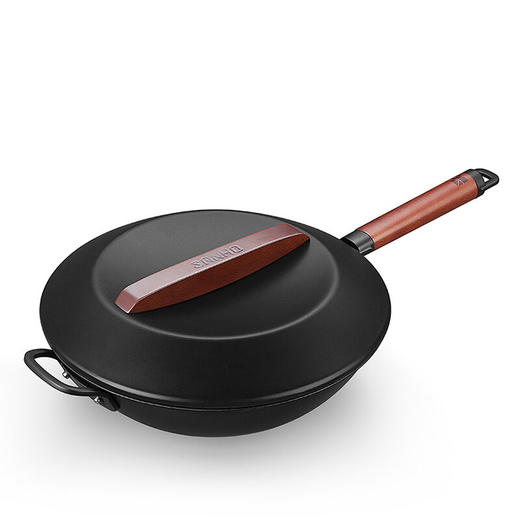 三禾极热纯铁炒锅32CM 商品图0