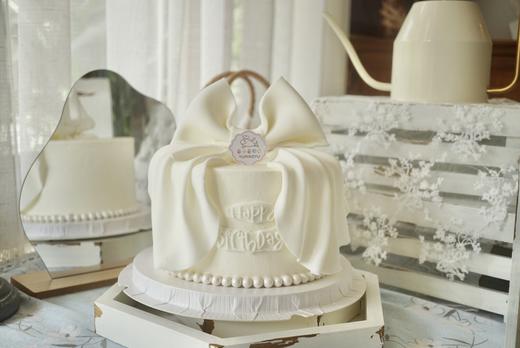 珠底白色翻糖蝴蝶结 商品图4