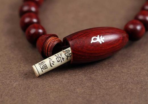 XYZT0317°印度小叶紫檀0.8*0.9cm*17粒 商品图3