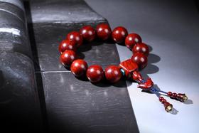 XYZT0222°满星紫檀/招财报喜鸟/幸运铃铛18mmx12粒