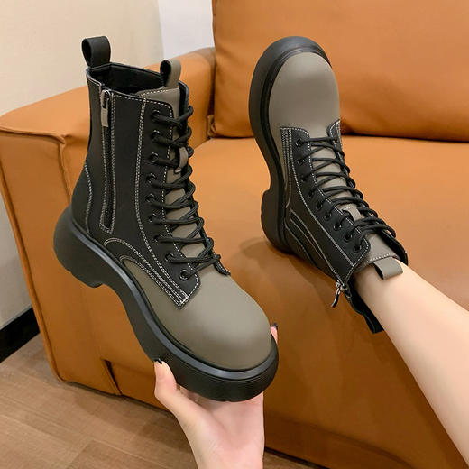 马丁靴 | 2021年新款秋季女英伦风女靴 商品图2