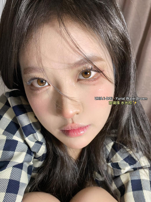 【白狮超推荐！】韩国正版idol旗下 ·水光棕｜玻璃珠系列｜年抛｜14.0mm超小直径 商品图8