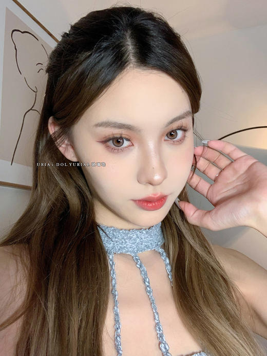 【白狮超推荐！】韩国正版idol旗下 ·奶茶灰｜玻璃珠系列｜年抛｜14.0mm超小直径 商品图8