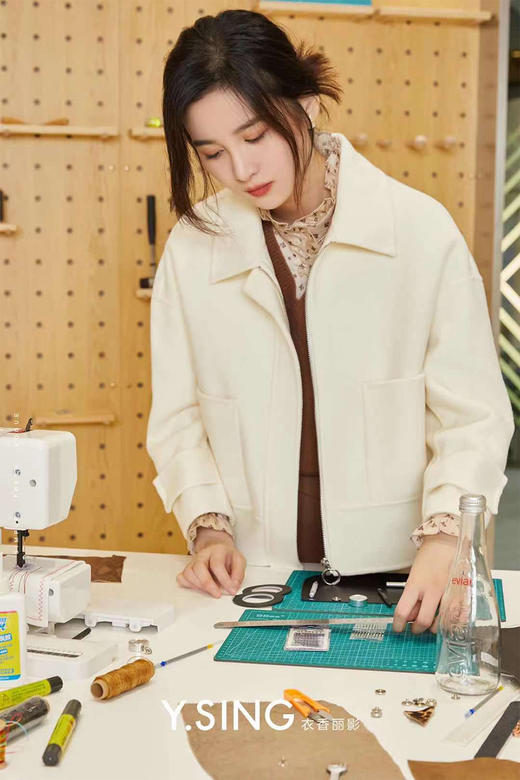 衣香丽影手工双面呢短大衣110938302 商品图1