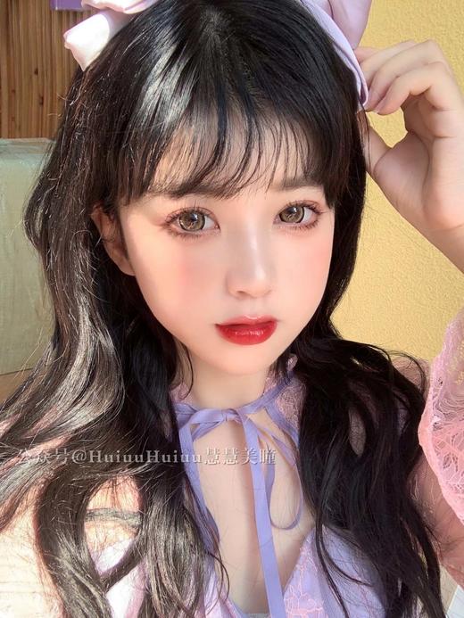 【大直径】奶油棕色14.5mm 平铺17.0mm 【年抛 0-800度 含有525/575 】 商品图6