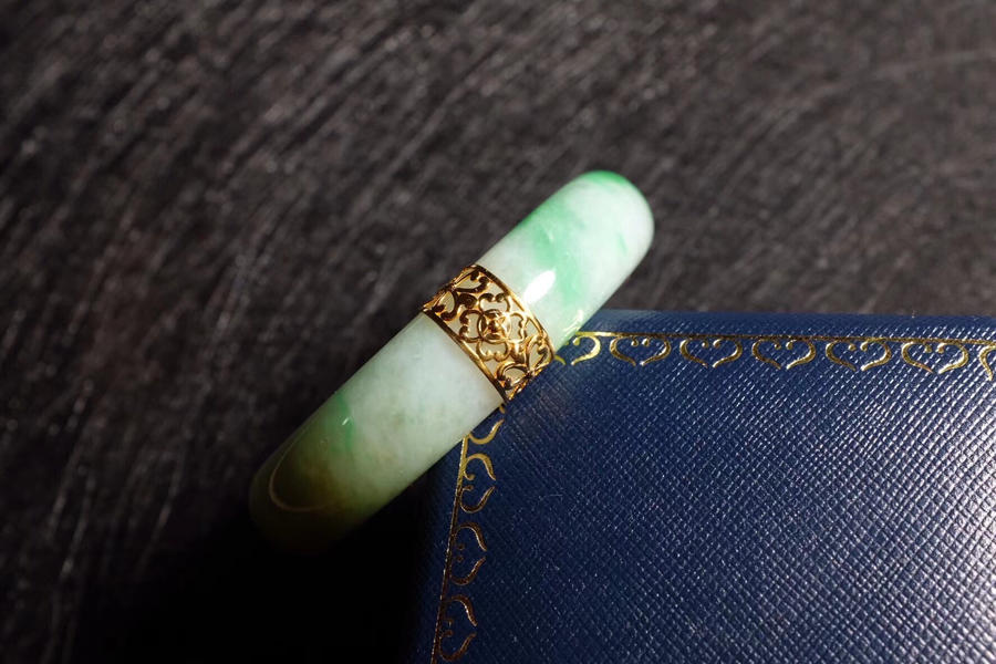 【包金修复】断玉手镯.白金修复.花纹随选. g750和纯银