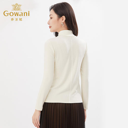 乔万尼高领打底衫亲肤软糯保暖修身针织衫EI4C525 商品图3