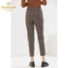 乔万尼秋冬新款休闲裤复古气质显瘦长裤EI4F547 商品缩略图4