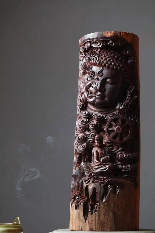 一念之佛°小叶紫檀36*12cm 商品图0