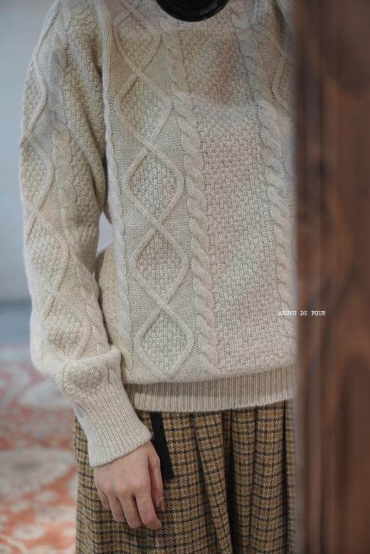 （4折）WILLIAM LOCKIE深蓝米白毛衣 商品图8