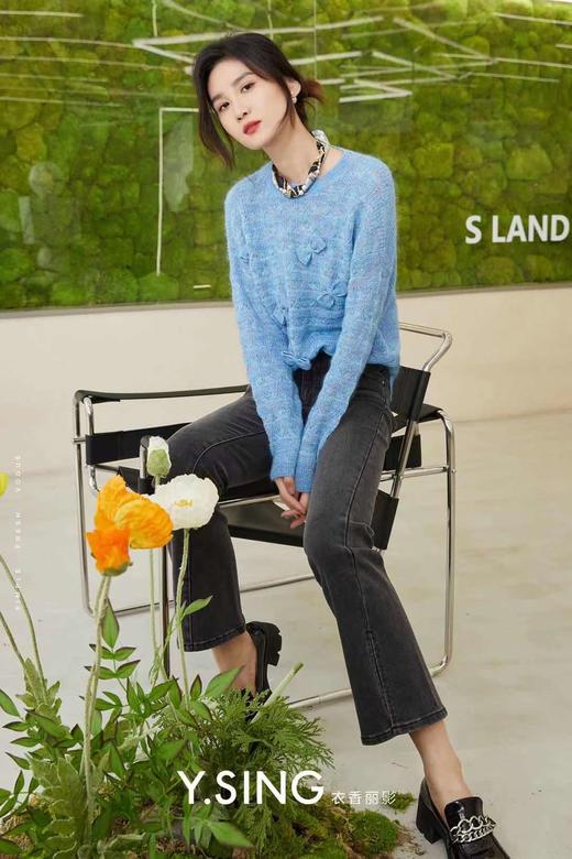 衣香丽影彩纱套头衫110939001 商品图5