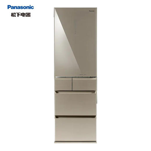 松下(Panasonic)线下同款 380升多门纳诺怡X除菌净味超薄60cm自由嵌入式APP智控自动制冰NR-E411BG-NH 商品图0
