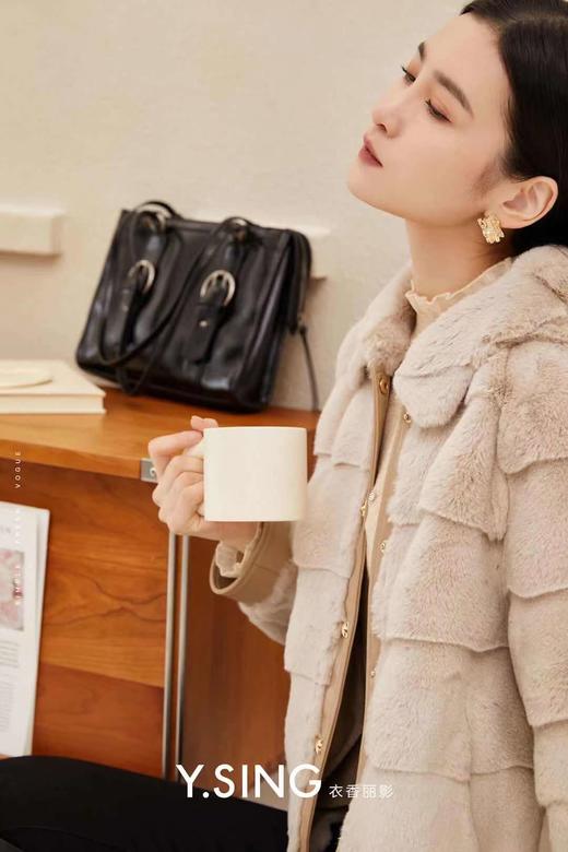 衣香丽影拼接皮环保皮草111031706-33 商品图4