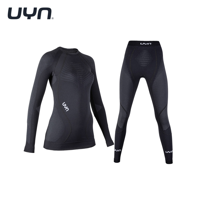 UYN 愿系列户外运动男女内衣速干排汗长袖长裤贴身保暖滑雪套装