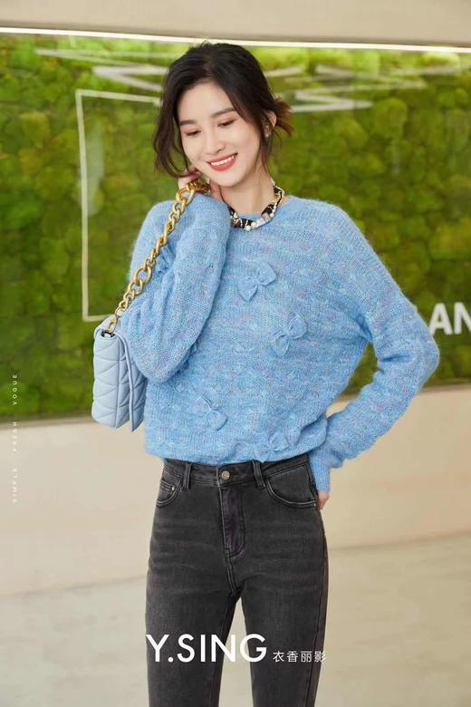 衣香丽影彩纱套头衫110939001 商品图4