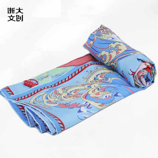 【浙大文创】浙大风物主题丝巾 商品图4
