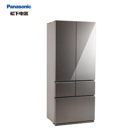 松下（Panasonic）线下同款 453升多门超薄冰箱 自由嵌入式 nanoe?(纳诺怡)X除菌净味 玻璃面板NR-W461BX-TH