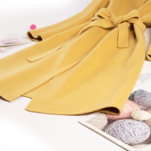 裁缝学苑AG209 中长款双面羊绒大衣2021新款服装女打版纸样裁剪图 商品图5